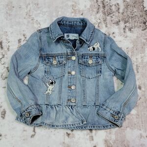 Gap X Disney 101 Dalmations Denim Jacket Size 4y